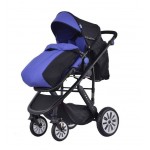 Комбинирана количка 2 в 1 Zooper Flamenco Royal Blue Plaid, кралско синьо