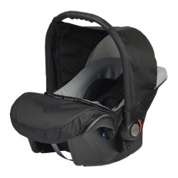 Бебешка кошница за кола Baby Merc Zipy - Черно и сиво