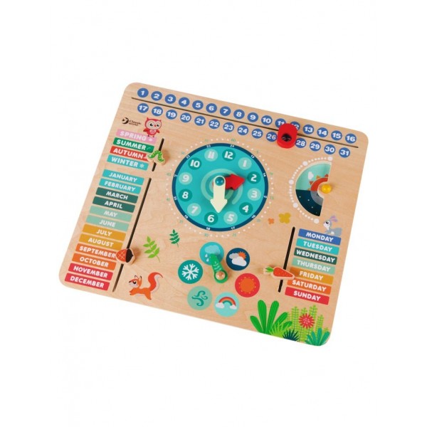 Играчка - часовник с календар Горски обитатели Classic World Играчка - часовник с календар Горски обитатели Classic World