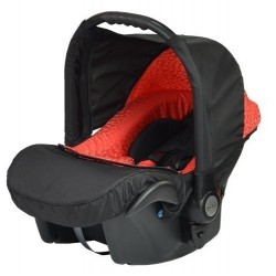 Бебешка кошница за кола Baby Merc Zipy - Черно и червено