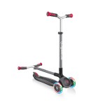 Тротинетка Globber с 3 колела Globber Master Lights, черно-червена