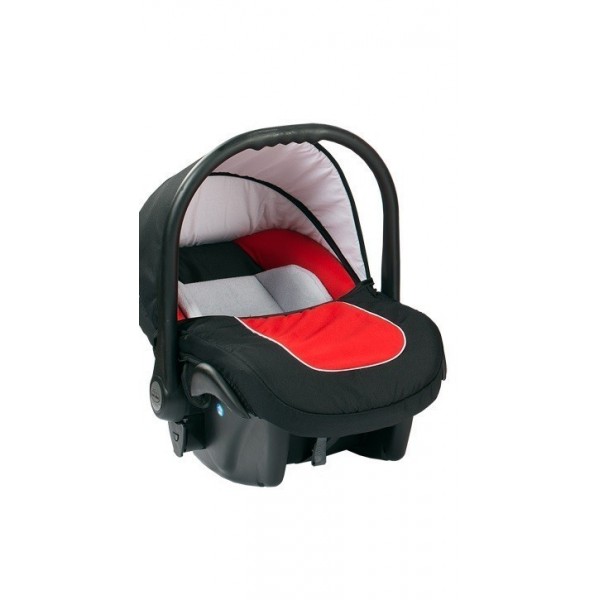 Бебешка кошница за кола 3-9 кг, Baby Merc Leo черно и червено