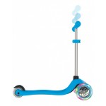 Тротинетка Globber за деца Primo Lights със светещи гуми и регулируема височина - Светло синя