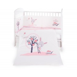 Бебешки спален комплект Kikka Boo 2 части EU style 70/140 Pink Bunny
