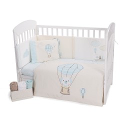 Бебешки спален комплект Kikka Boo 6 части Puppy on Balloon 60x120
