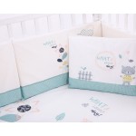 Бебешки спален комплект Kikka Boo 6 части Cat Lovely Day 60/120