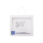 Бебешки спален комплект Kikka Boo 3 части EU style 70/140 с бродерия Little Angel Clouds