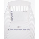 Бебешки спален комплект Kikka Boo 3 части EU style 70/140 с бродерия Little Angel Clouds