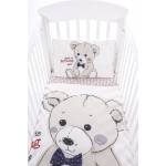 Бебешки спален комплект Kikka Boo 5 части, 70х140 Teddy Bear