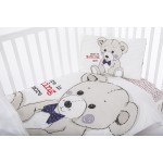 Бебешки спален комплект Kikka Boo 5 части, 70х140 Teddy Bear