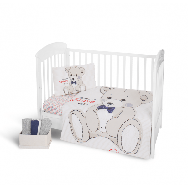 Бебешки спален комплект Kikka Boo 5 части, 70х140 Teddy Bear