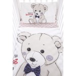 Бебешки спален комплект Kikka Boo 5 части, 70х140 Teddy Bear