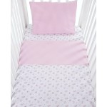 Бебешки спален комплект Kikka Boo трико 4 части Pink Flowers 70/140
