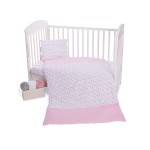 Бебешки спален комплект Kikka Boo трико 4 части Pink Flowers 70/140
