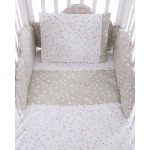 Бебешки спален комплект Kikka Boo 6 части 60/120 Stardust