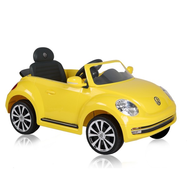 Акумулаторна кола Kikka Boo Vw beetle convertible, 6v, yellow