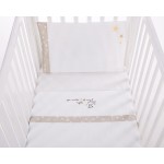 Бебешки спален комплект Kikka Boo 3 части EU style 60/120 с бродерия Little Dreamer Stars
