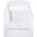 Бебешки спален комплект Kikka Boo 3 части EU style 60/120 с бродерия Little Dreamer Stars