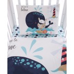 Бебешки спален комплект Kikka Boo 5 части, 70х140 Happy Sailor