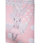 Бебешко одеяло Kikka Boo, Rabbits Pink 110/140cm