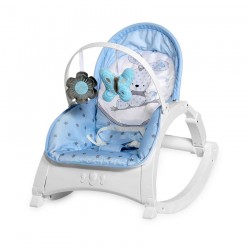 Бебешки шезлонг Lorelli Enjoy Blue Bunny  3 в 1