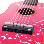 Bijgjigs - Детска дървена китара в розов цвят