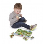 Музикален пъзел с дръжки - Старата ферма на Макдоналд Melissa & Doug