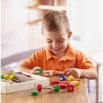 Дървен конструктор с гайки и болтове Melissa & Doug Дървен конструктор с гайки и болтове Melissa & Doug