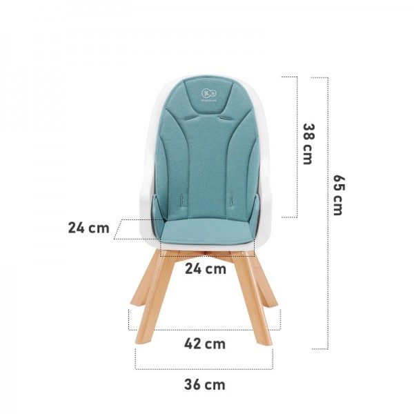 Столче за хранене KinderKraft TIXI, Тюркоаз