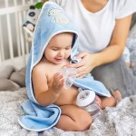 Хавлия за баня Babyono 85х85 см Мече 539/04