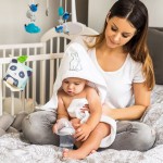 Хавлия за баня Babyono 100х100 см Зайче 540/01