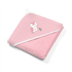 Хавлия за баня Babyono 100х100 см Сова 540/03