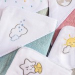 Хавлия за баня Babyono 100/100 см. Слънце Бял 142/08