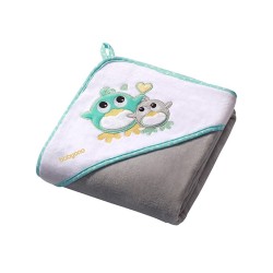 Велурена кърпа с качулка 100/100 Babyono 138/05