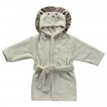 Детски халат Bebetto TINY ANIMALS Лъвче Бежов 1-5 г. H389