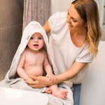 Хавлия за баня Babyono Бамбук 85х85 см Коала 343/03