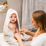Хавлия за баня Babyono Бамбук 85х85 см Коала 343/03