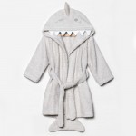 Детски халат Bebetto TINY ANIMALS Акула Сив 1-5 г. H390