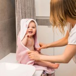 Хавлия за баня Babyono Бамбук 85х85 см Лебед 343/04
