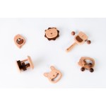Бебешки комплект от дървени играчки – 6 броя