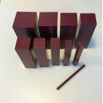 Кафява стълба на Монтесори (1-10см)