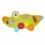 Дървена сензорна игра за стена - крокодилче