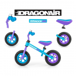 Колело за баланс Milly Mally Dragon Air - синьо/лилаво