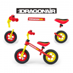 Колело за баланс Milly Mally Dragon Air - червено/жълто