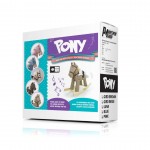 Конче люлка Pony - Кафяво