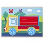 Дървена мозайка за най-малките, Цветове и форми Woody Дървена мозайка за най-малките, Цветове и форми Woody