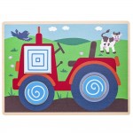 Дървена мозайка за най-малките, Цветове и форми Woody Дървена мозайка за най-малките, Цветове и форми Woody