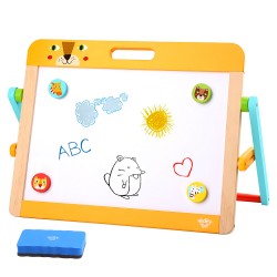 Двустранна настолна магнитна дъска за писане, с аксесоари Tooky Toy