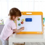 Двустранна настолна магнитна дъска за писане, с аксесоари Tooky Toy