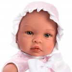 Кукла бебе Asi Dolls, Лея, с розова рокля с бели звезди Кукла бебе Asi Dolls, Лея, с розова рокля с бели звезди